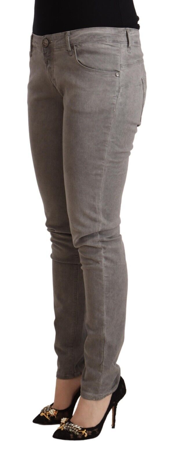 Acht Grey Skinny Jeans for Women alternate view