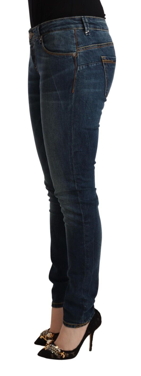 Acht Blue Slim Fit Jeans for Women alternate view