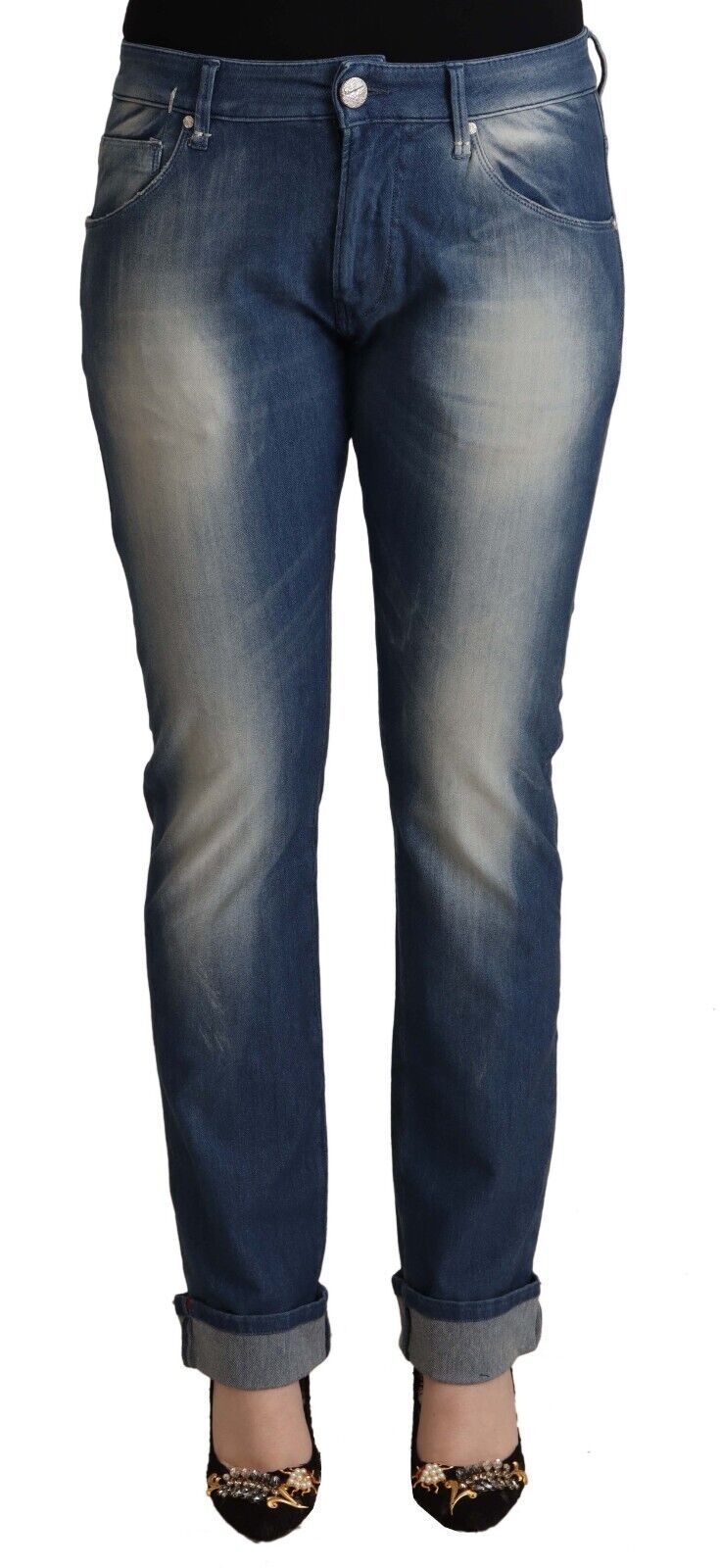 Acht Blue Skinny Jeans for Women