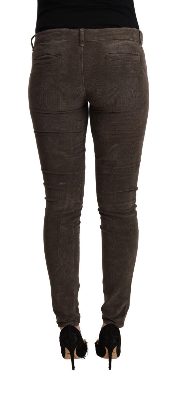 Acht Brown Slim Fit Jeans for Women detail view