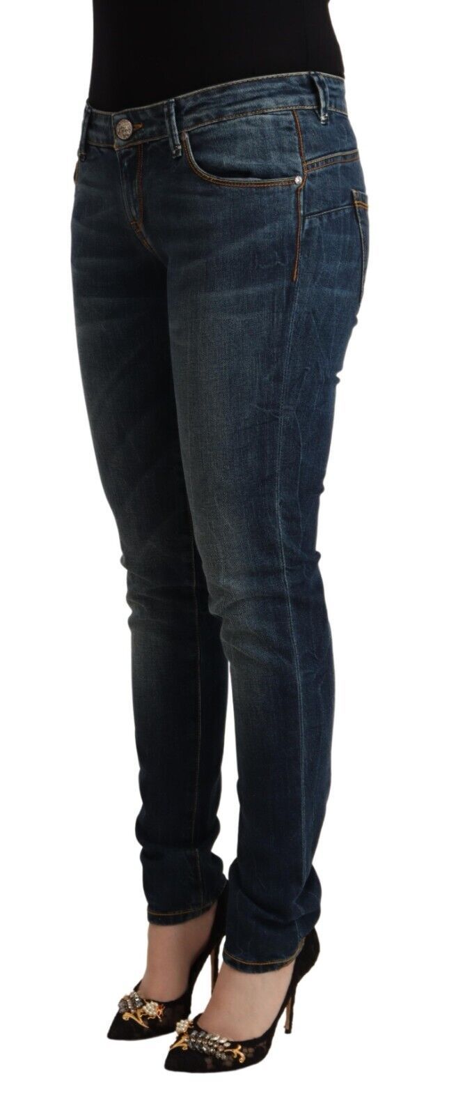 Acht Blue Slim Fit Jeans for Women alternate view