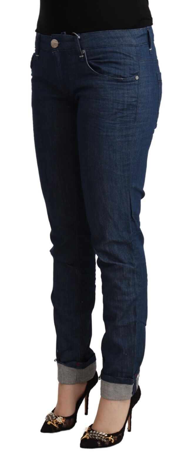 Acht Blue Skinny Jeans for Women alternate view