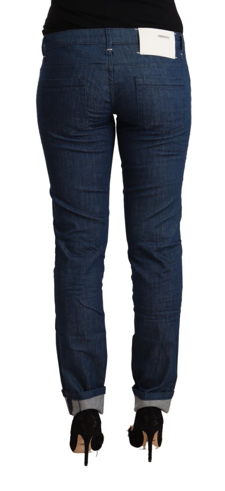 Acht Blue Skinny Jeans for Women detail view