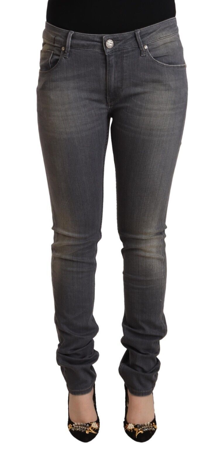 Acht Grey Skinny Jeans for Women