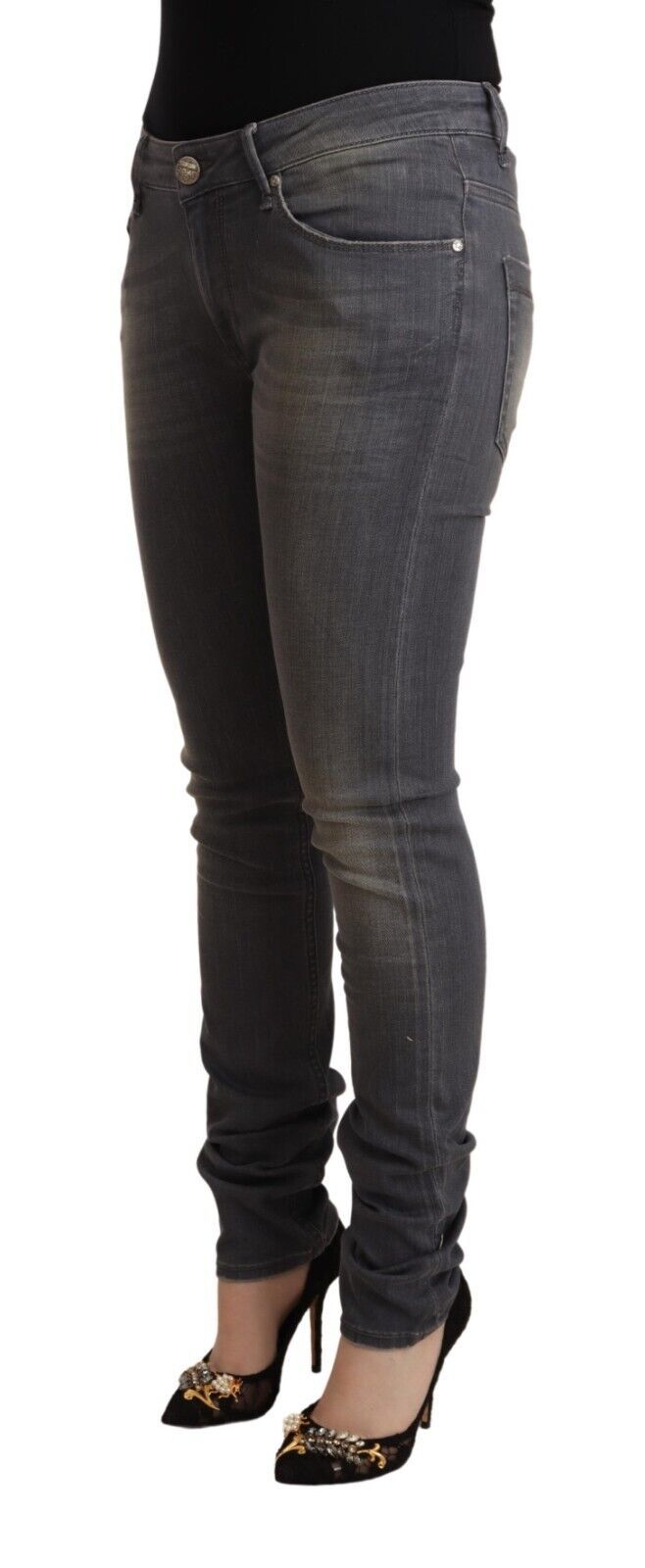 Acht Grey Skinny Jeans for Women alternate view