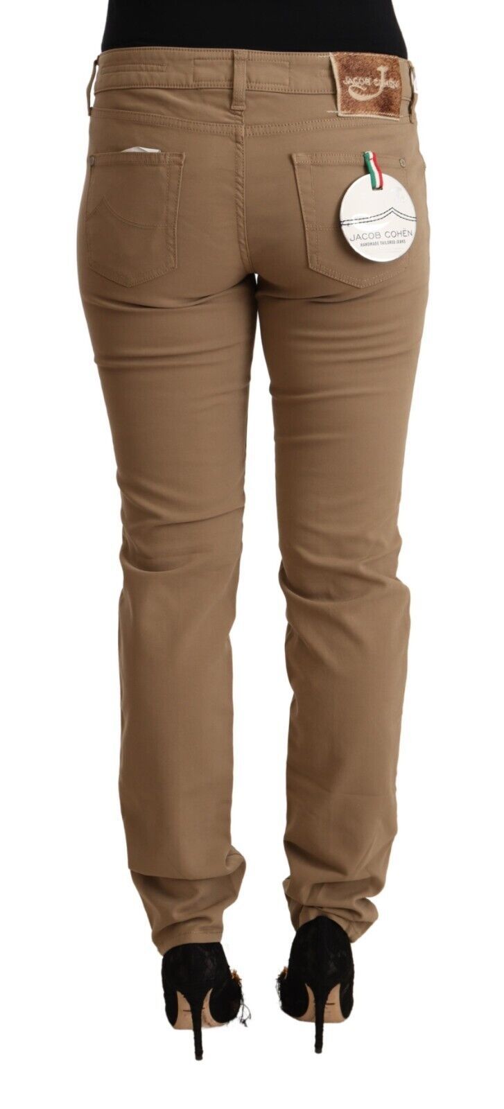 Jacob Cohen Brown Skinny Pants for Women detail view