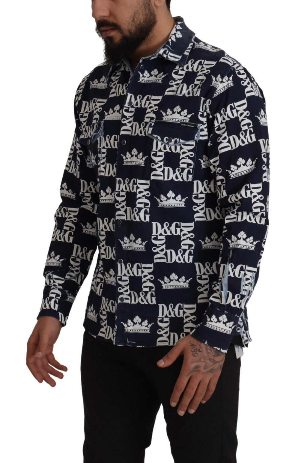 Dolce & Gabbana Blue Shirt for Men alternate view