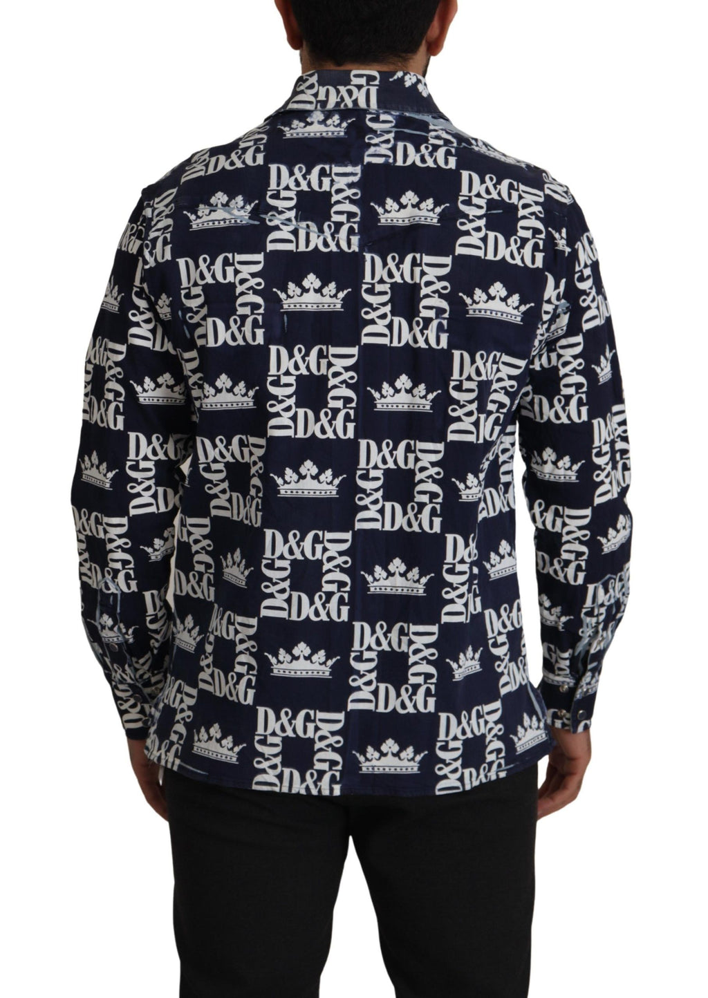 Dolce & Gabbana Blue Shirt for Men detail view
