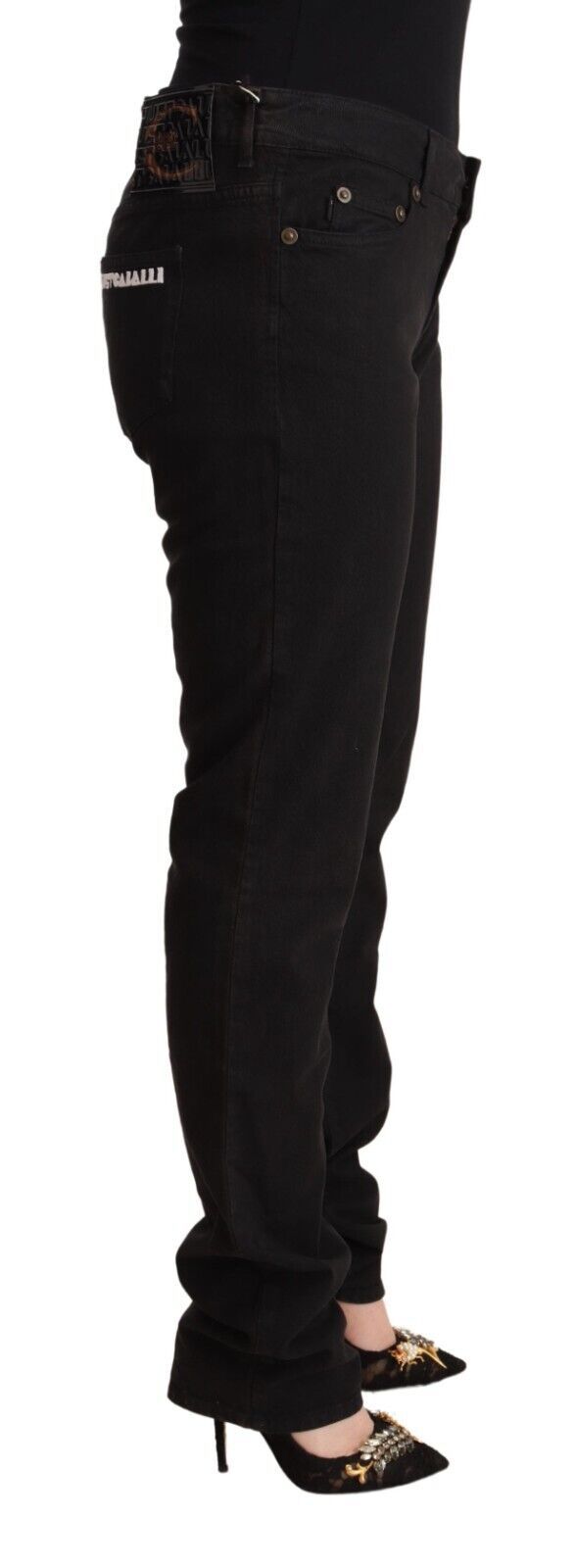 Just Cavalli Black Skinny Jeans for Women detail view