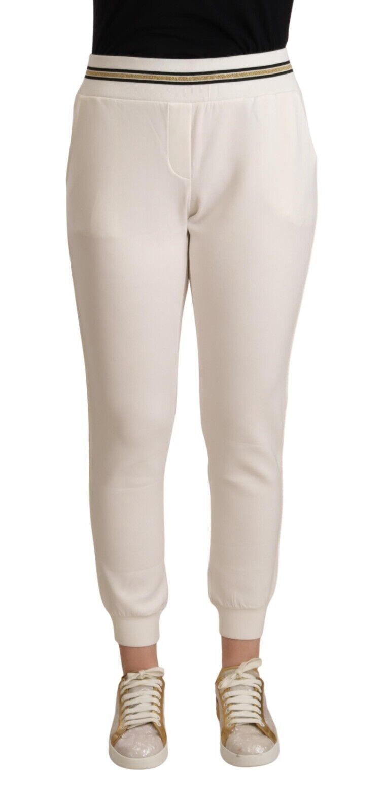 Patrizia Pepe White Athletic Pants for Women