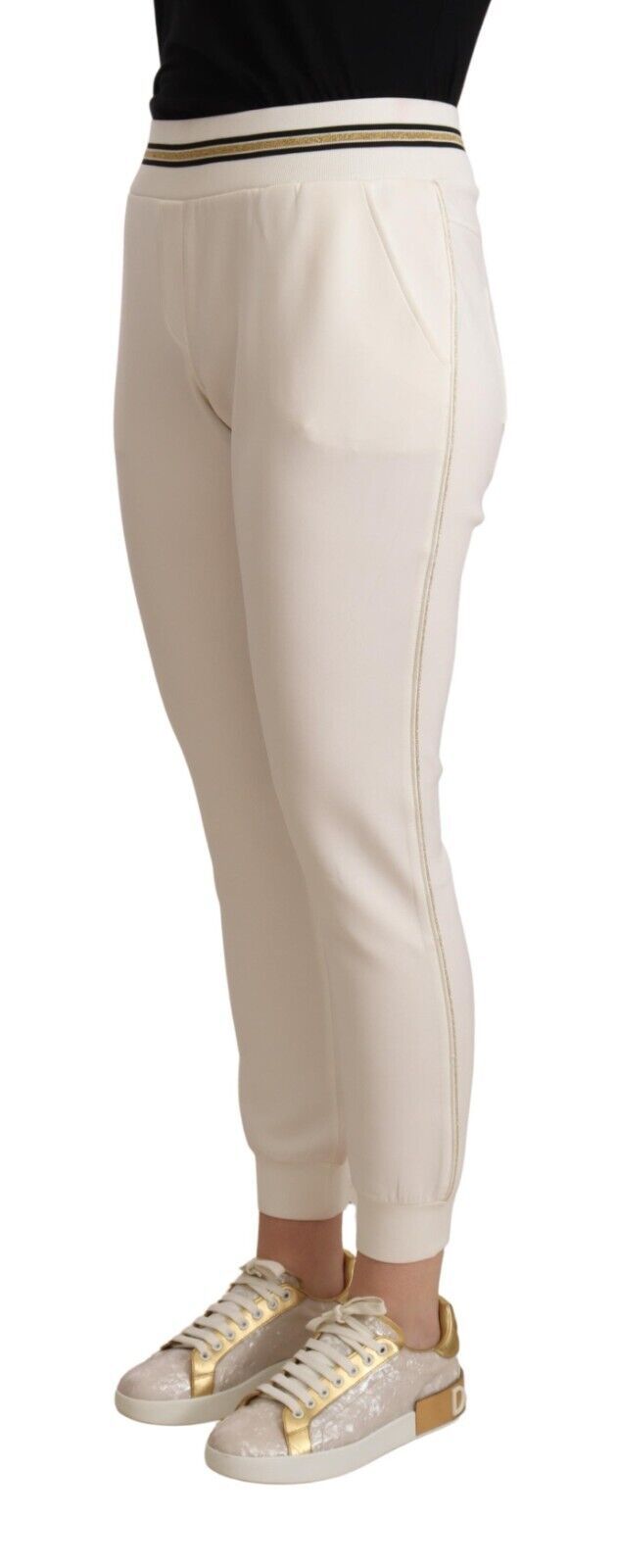 Patrizia Pepe White Athletic Pants for Women alternate view