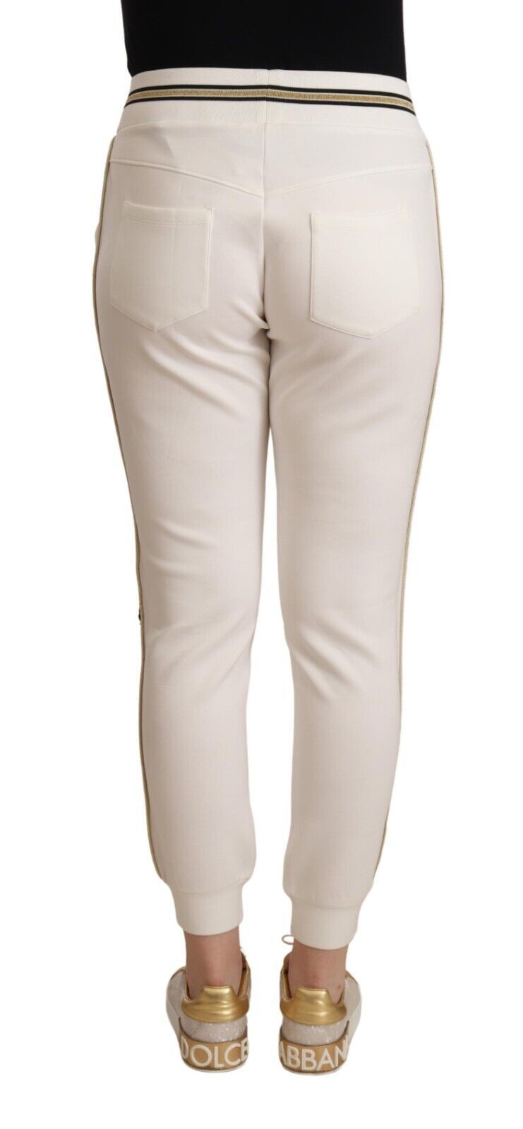 Patrizia Pepe White Athletic Pants for Women detail view