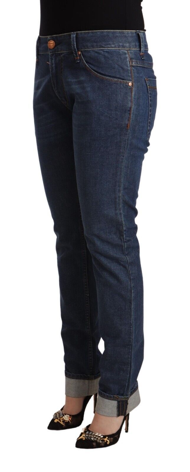 Acht Blue Slim Fit Jeans for Women alternate view