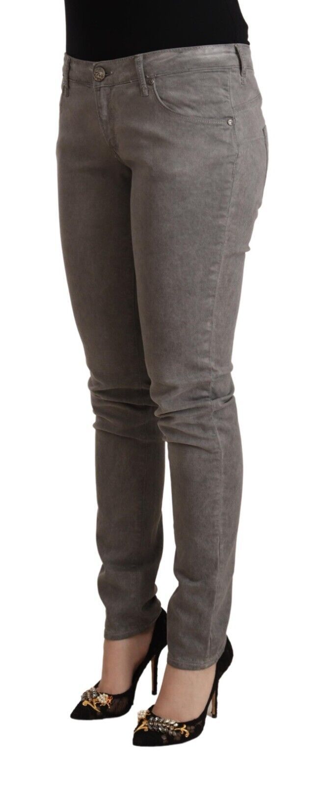 Acht Grey Skinny Jeans for Women alternate view