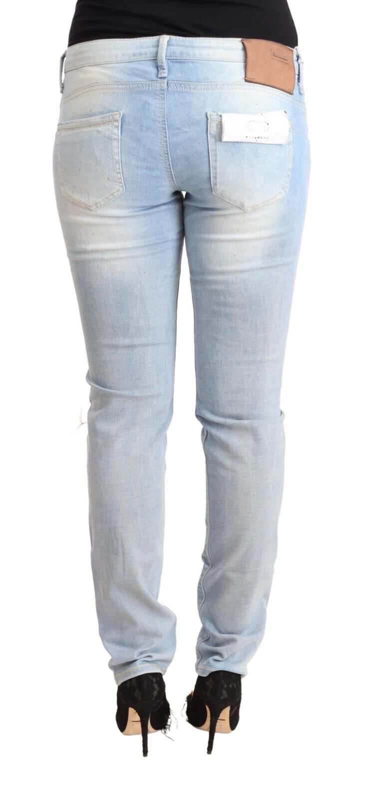 Acht Blue Skinny Jeans for Women detail view