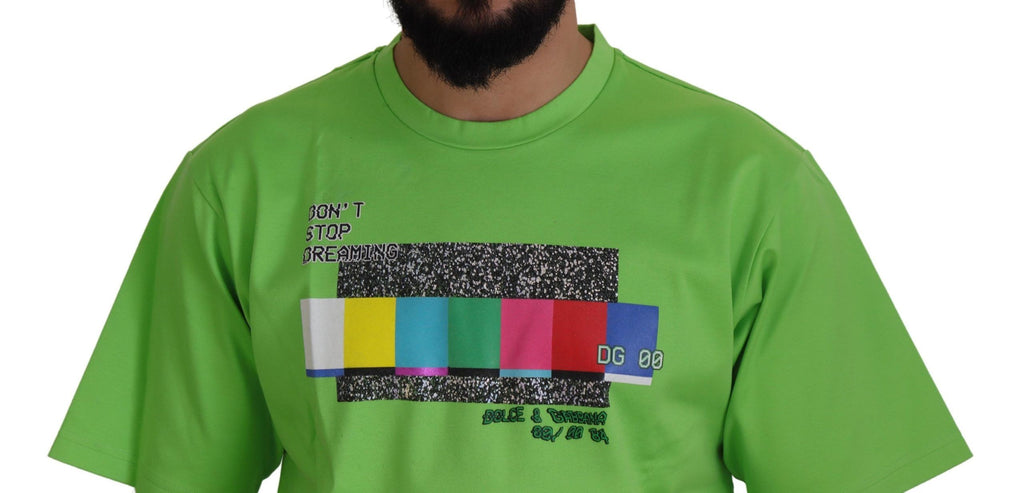 Dolce & Gabbana Green T-Shirt for Men alternate view