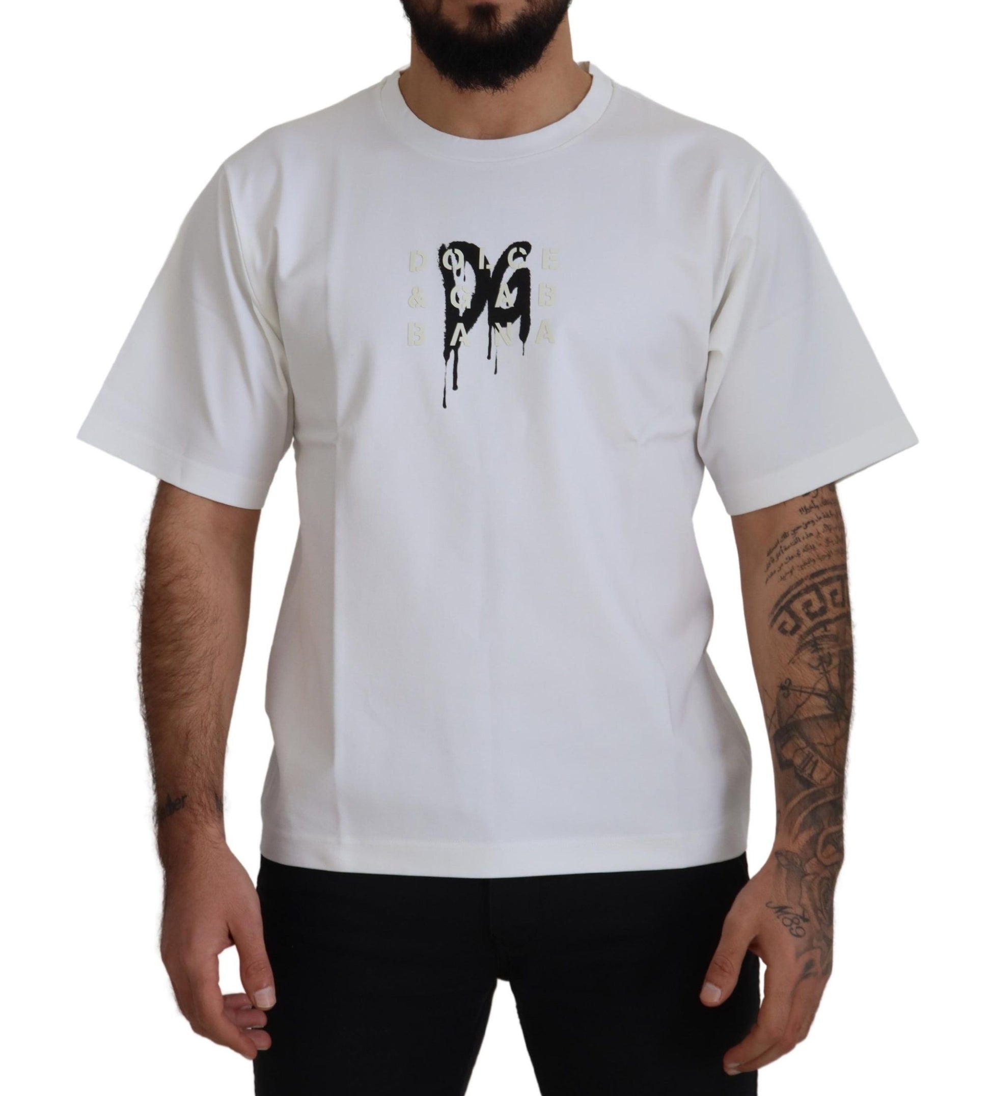 Dolce & Gabbana White T-Shirt for Men