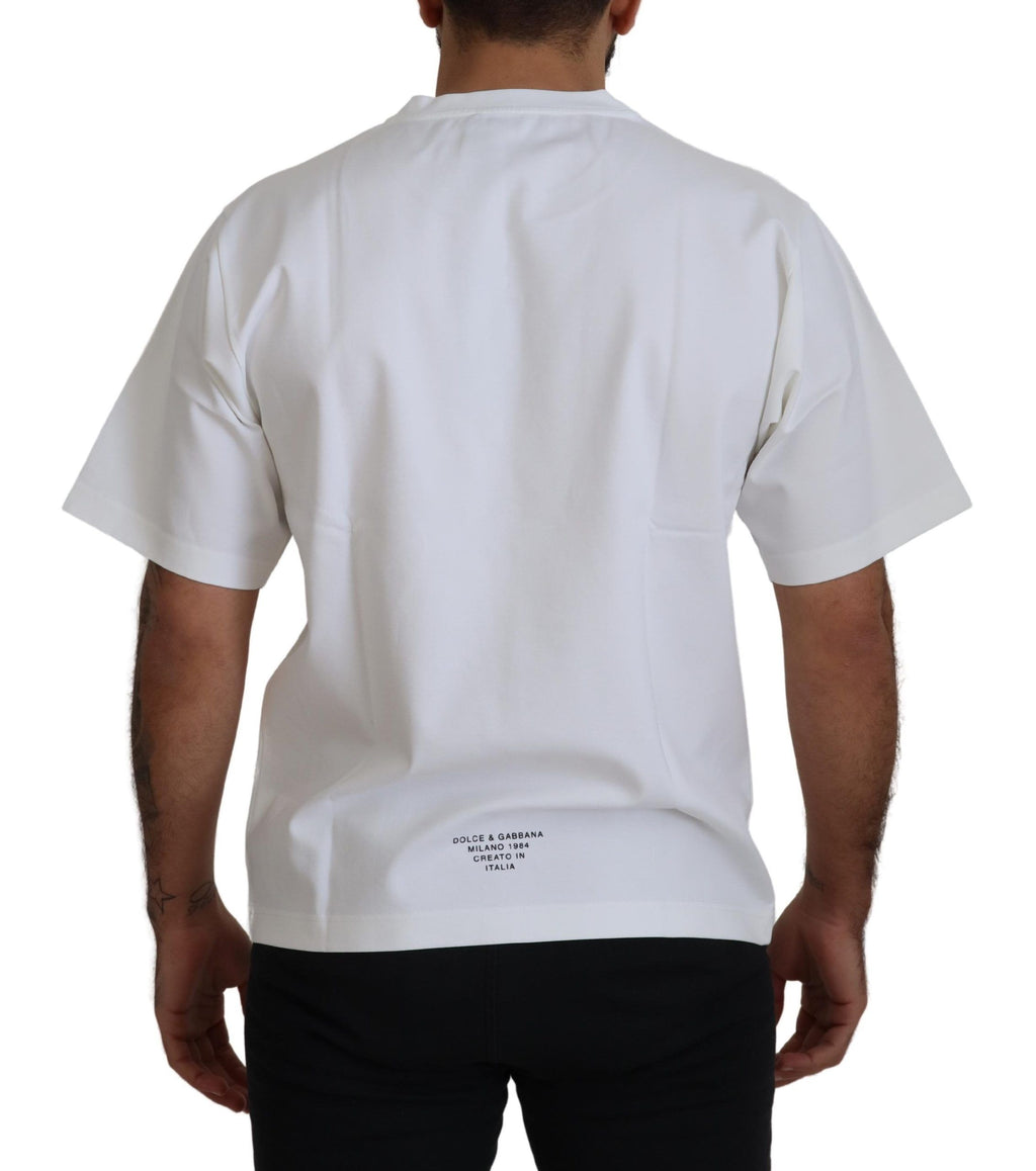 Dolce & Gabbana White T-Shirt for Men detail view