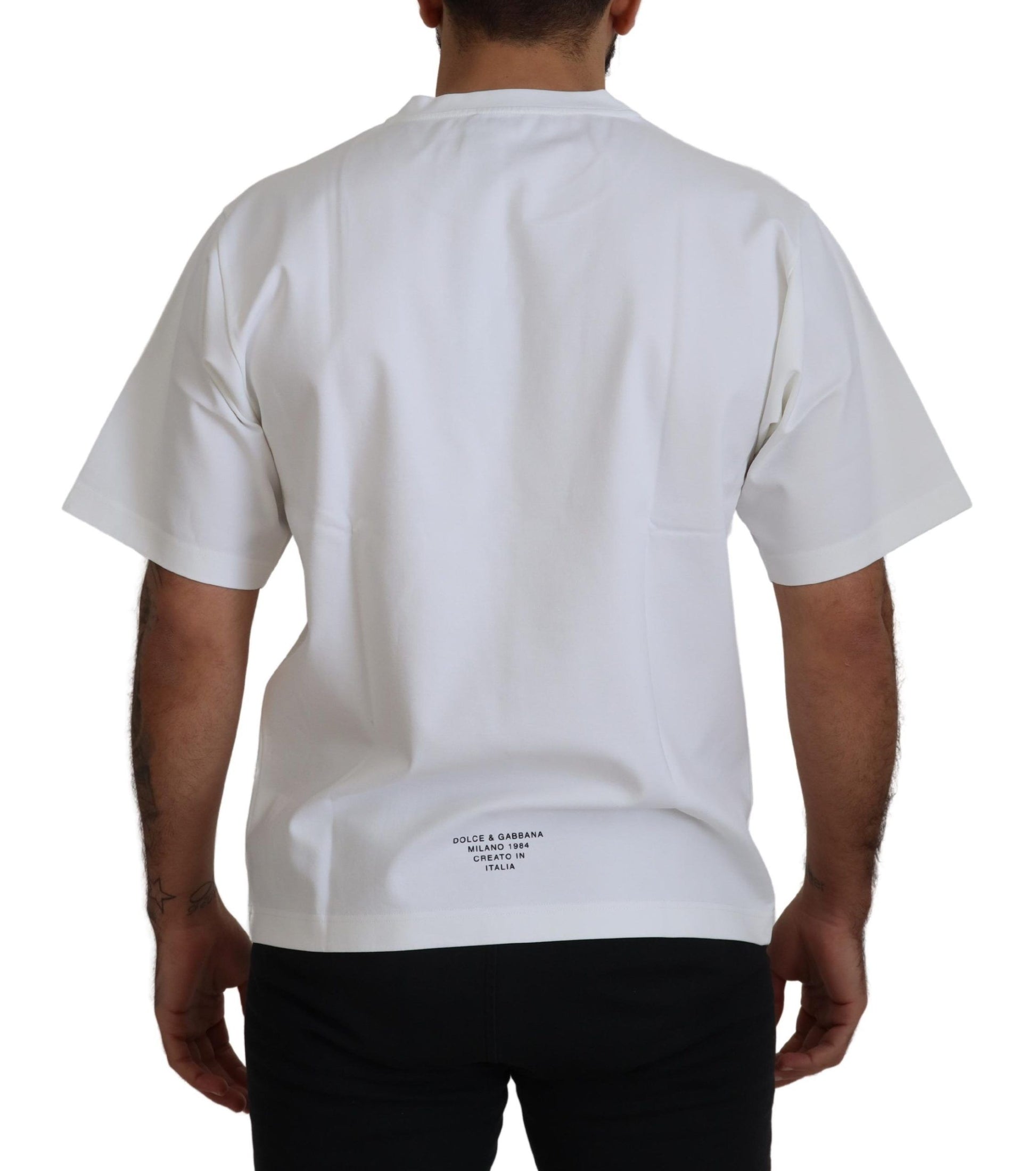 Dolce & Gabbana White T-Shirt for Men detail view