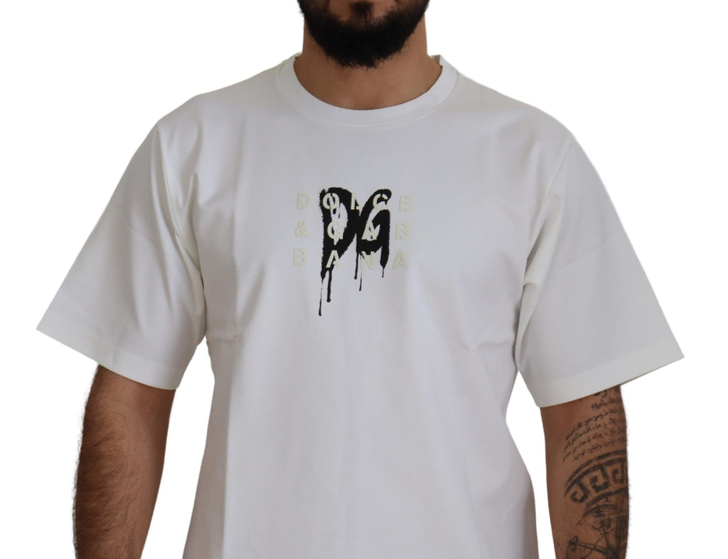 Dolce & Gabbana White T-Shirt for Men side view