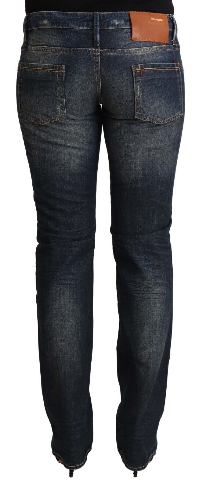 Acht Blue Skinny Jeans for Women detail view