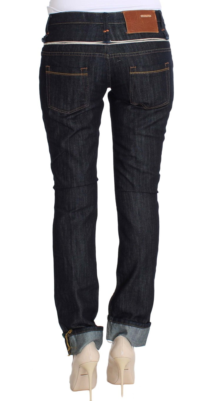 Acht Blue Straight Leg Jeans for Women detail view