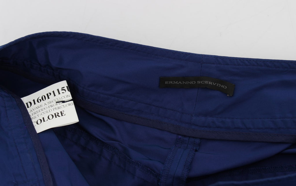 Shorts Bermudes Ermanno Scervino bleus au-dessus du genou