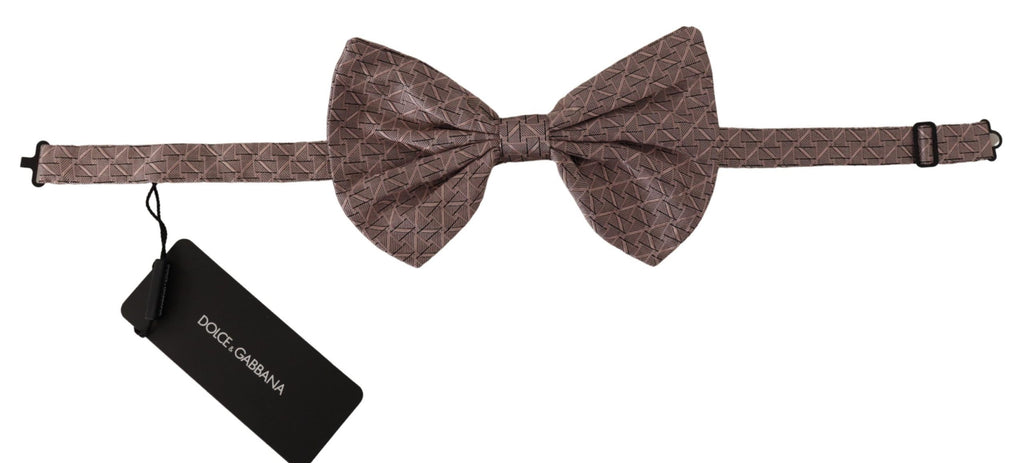 Dolce & Gabbana Grey Bowties for Men side view