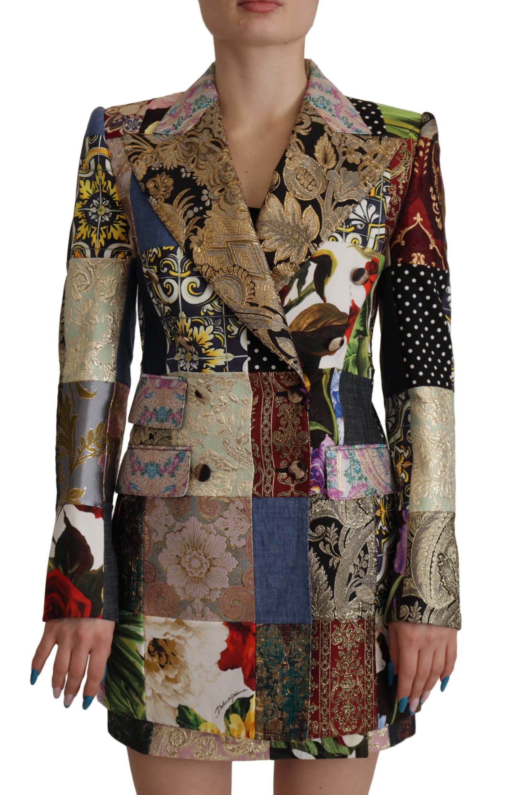 Dolce & Gabbana Multicolor Coat for Women