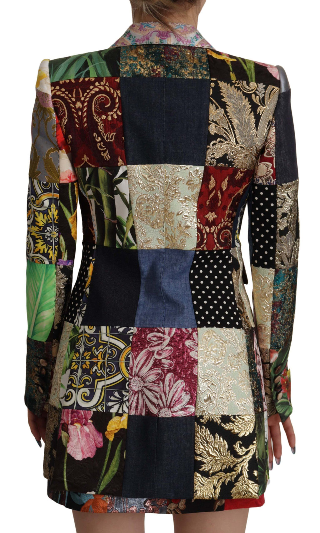 Dolce & Gabbana Multicolor Coat for Women side view