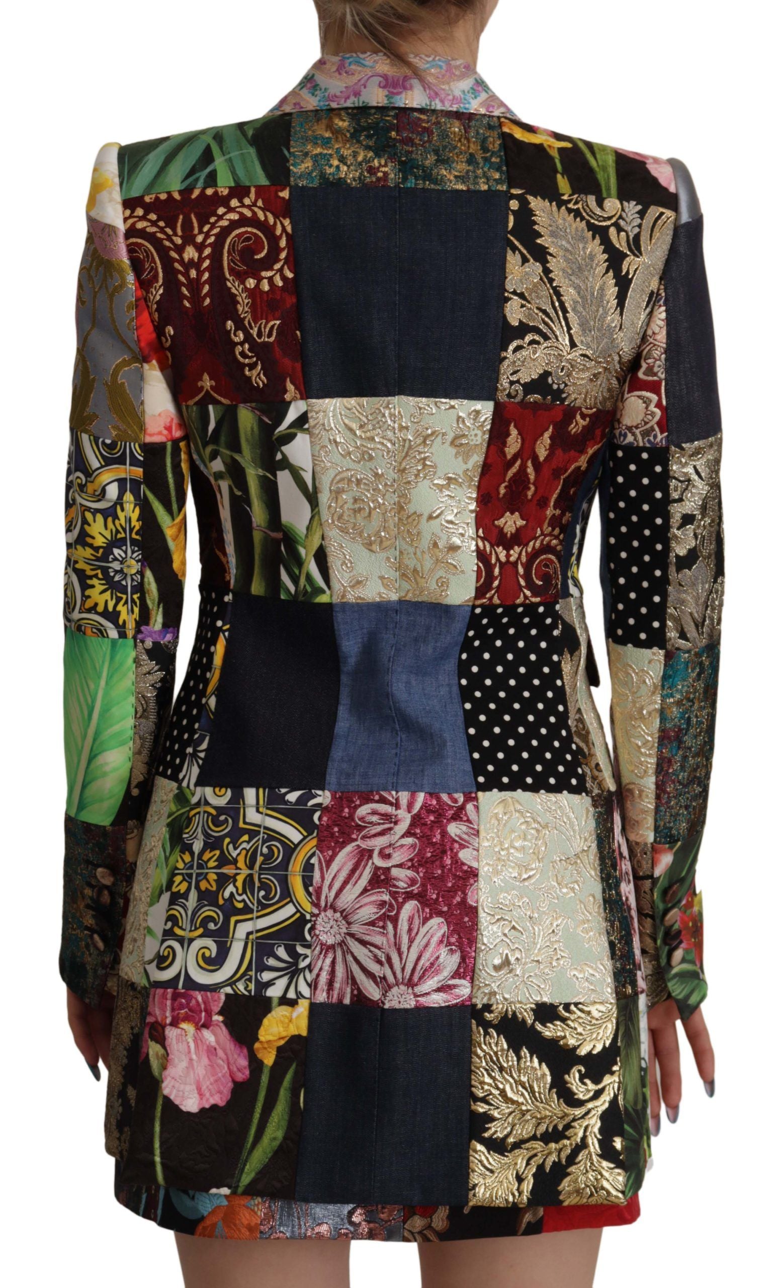 Dolce & Gabbana Multicolor Coat for Women side view