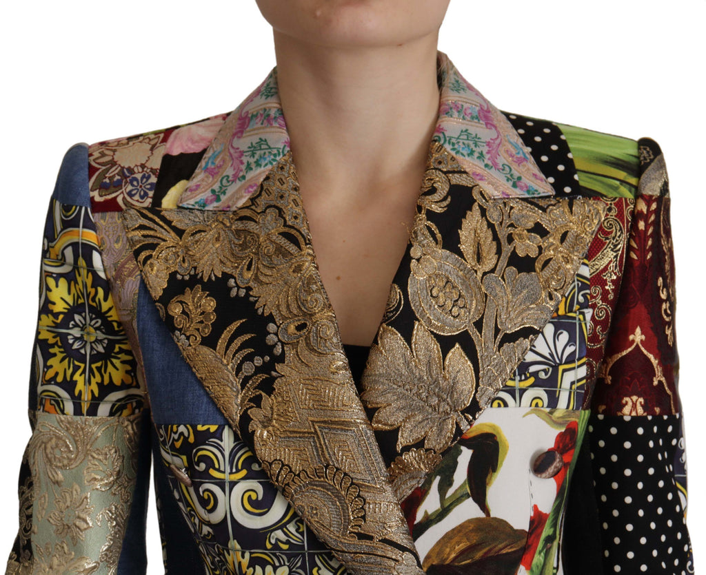Dolce & Gabbana Multicolor Coat for Women additional view