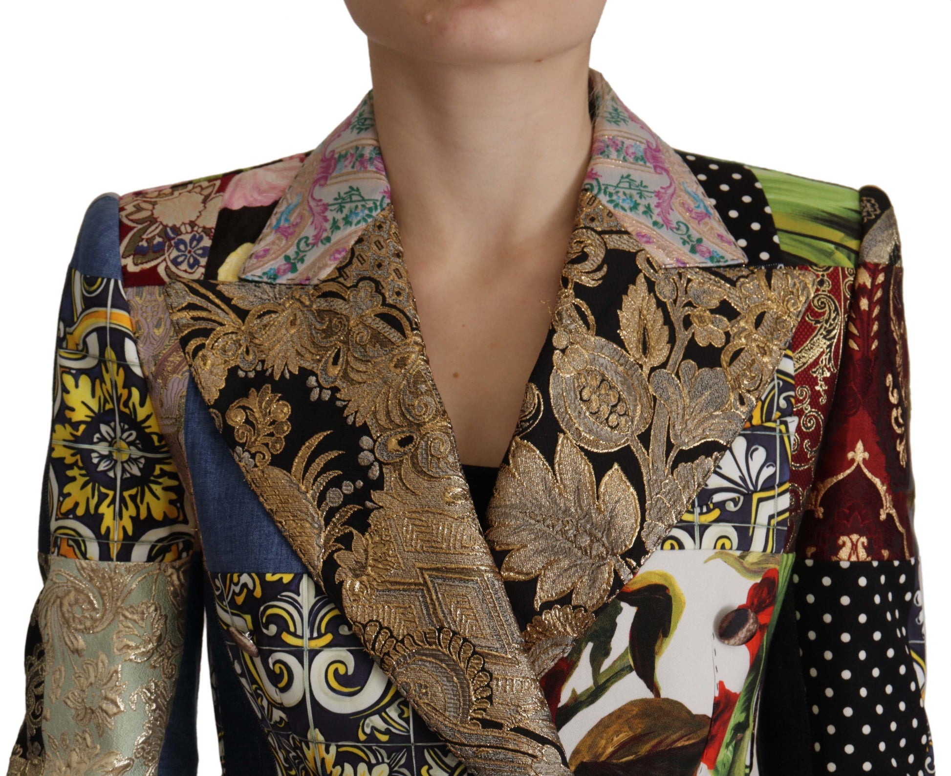 Dolce & Gabbana Multicolor Coat for Women additional view