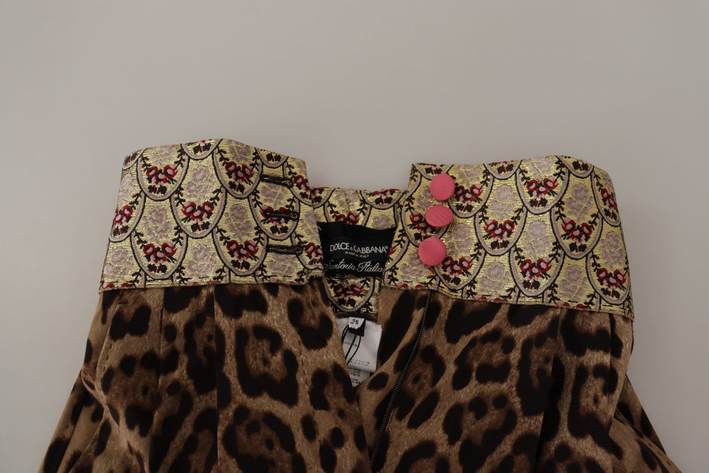 Dolce & Gabbana Brown Cropped Pants for Women side view