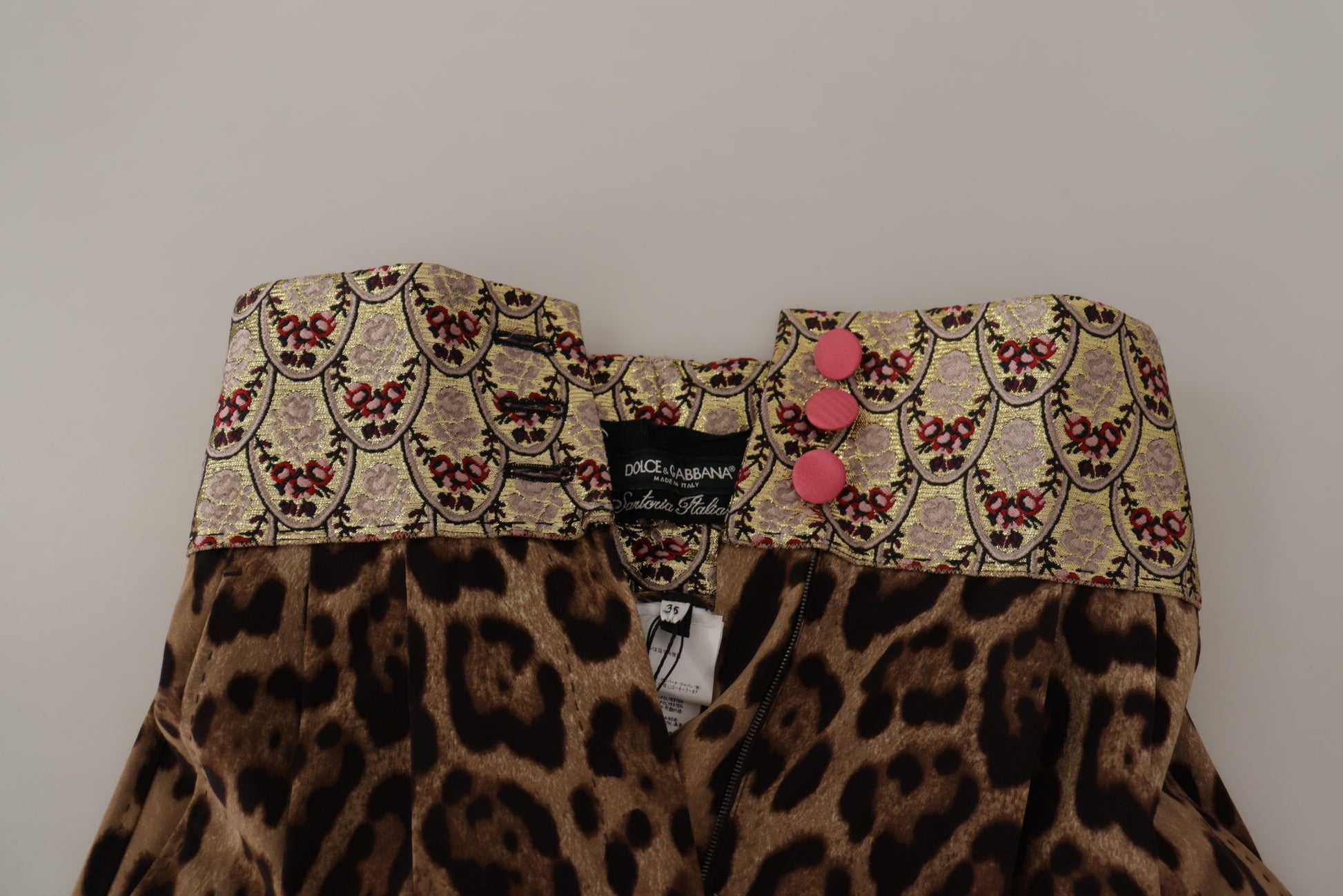 Dolce & Gabbana Brown Cropped Pants for Women side view