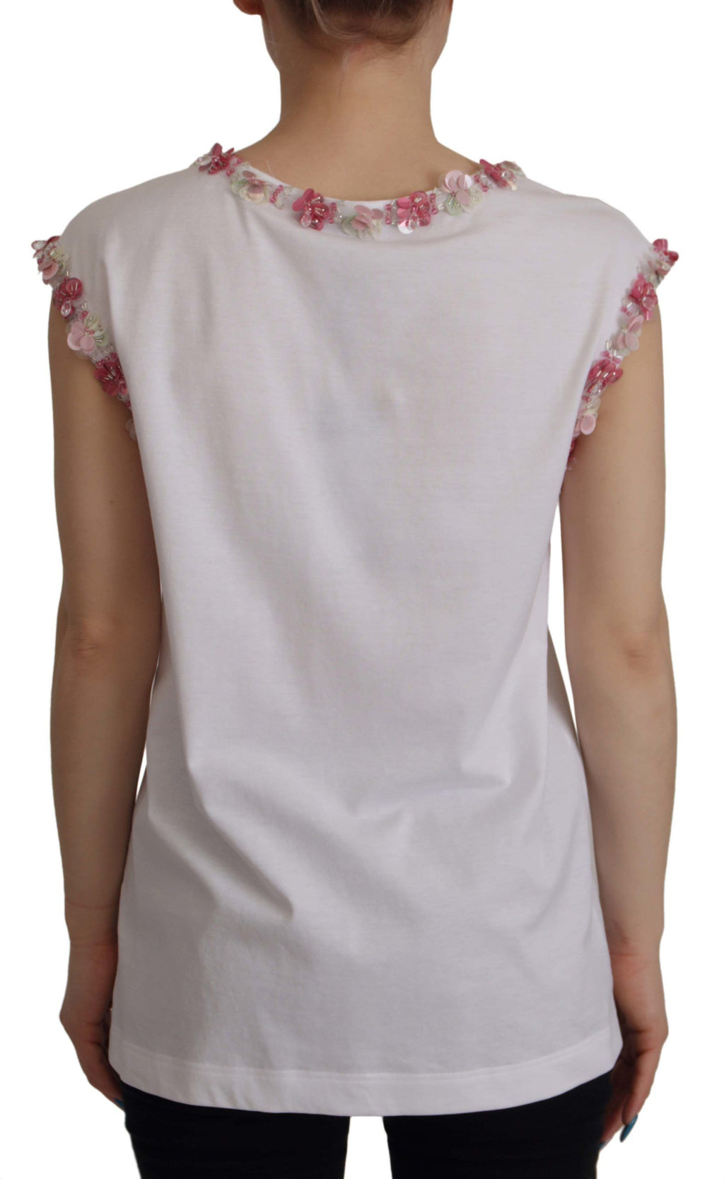 Dolce & Gabbana White Short-Sleeve Shirt for Women alternate view
