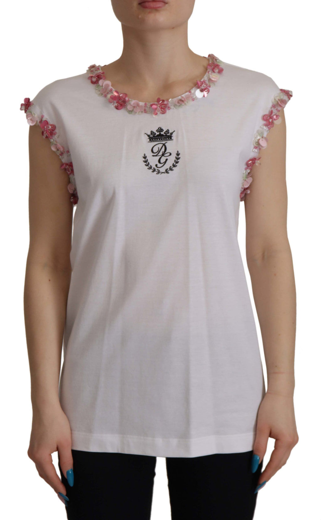 Dolce & Gabbana White Short-Sleeve Shirt for Women