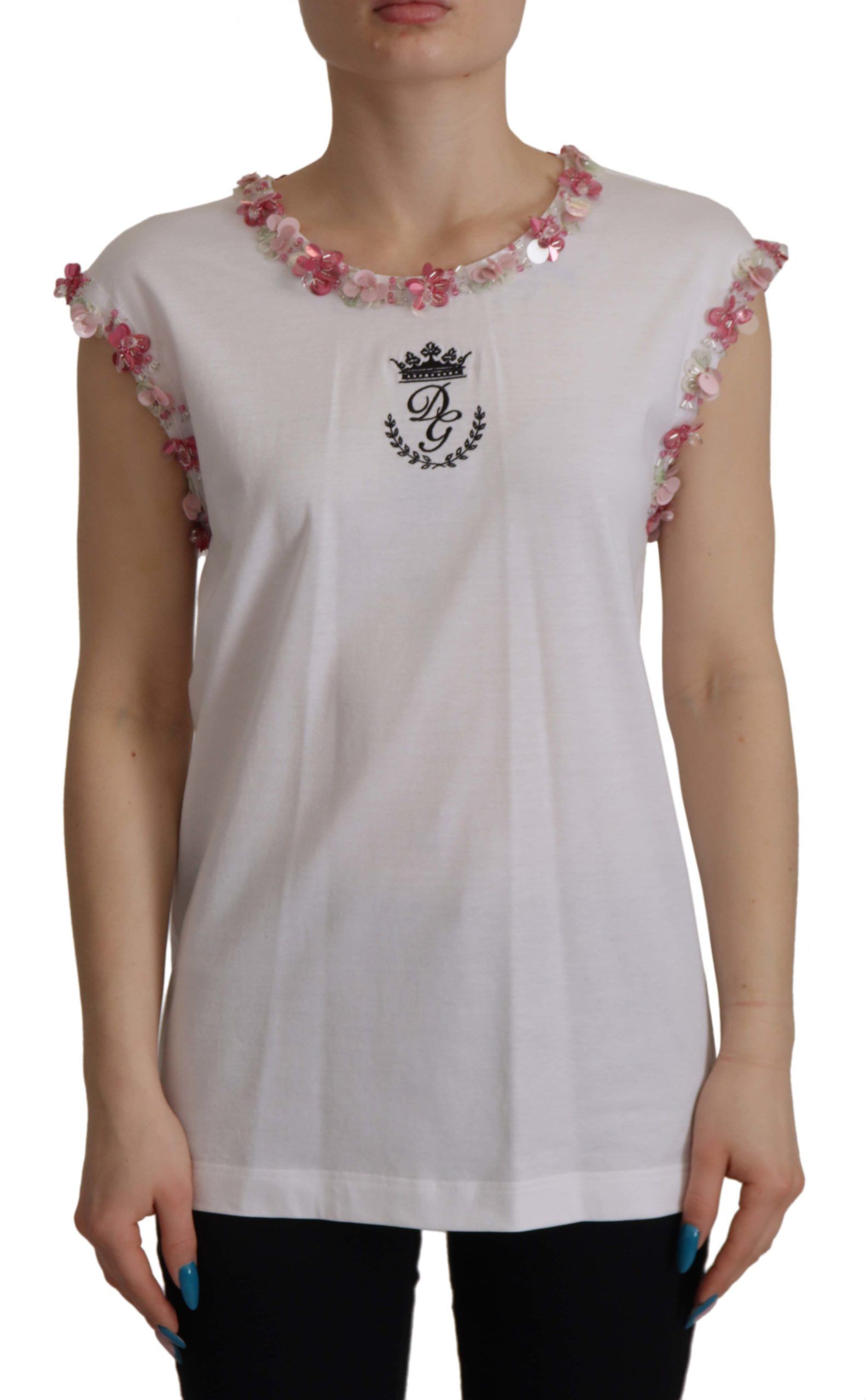 Dolce & Gabbana White Short-Sleeve Shirt for Women