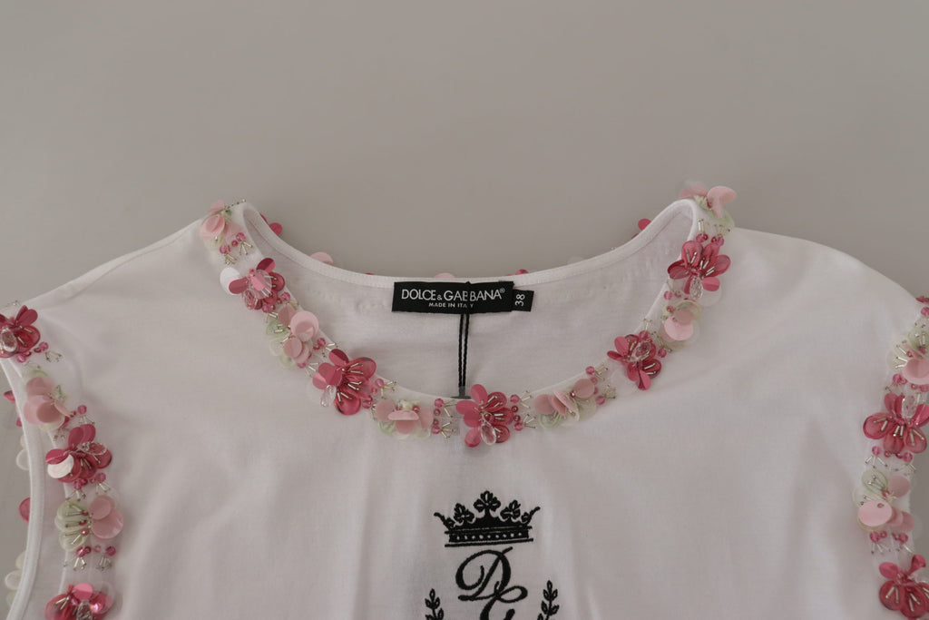 Dolce & Gabbana White Short-Sleeve Shirt for Women additional view