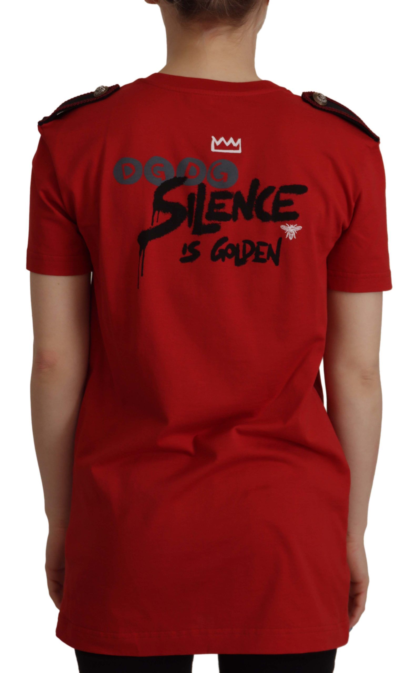 Dolce & Gabbana Red Short-Sleeve Shirt for Women alternate view