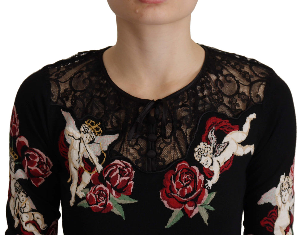 Dolce & Gabbana Black Sweatshirt for Women detail view