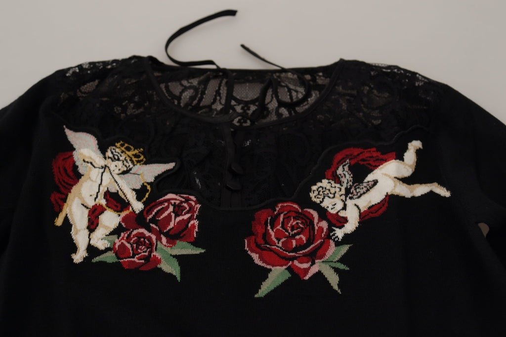Dolce & Gabbana Black Sweatshirt for Women side view