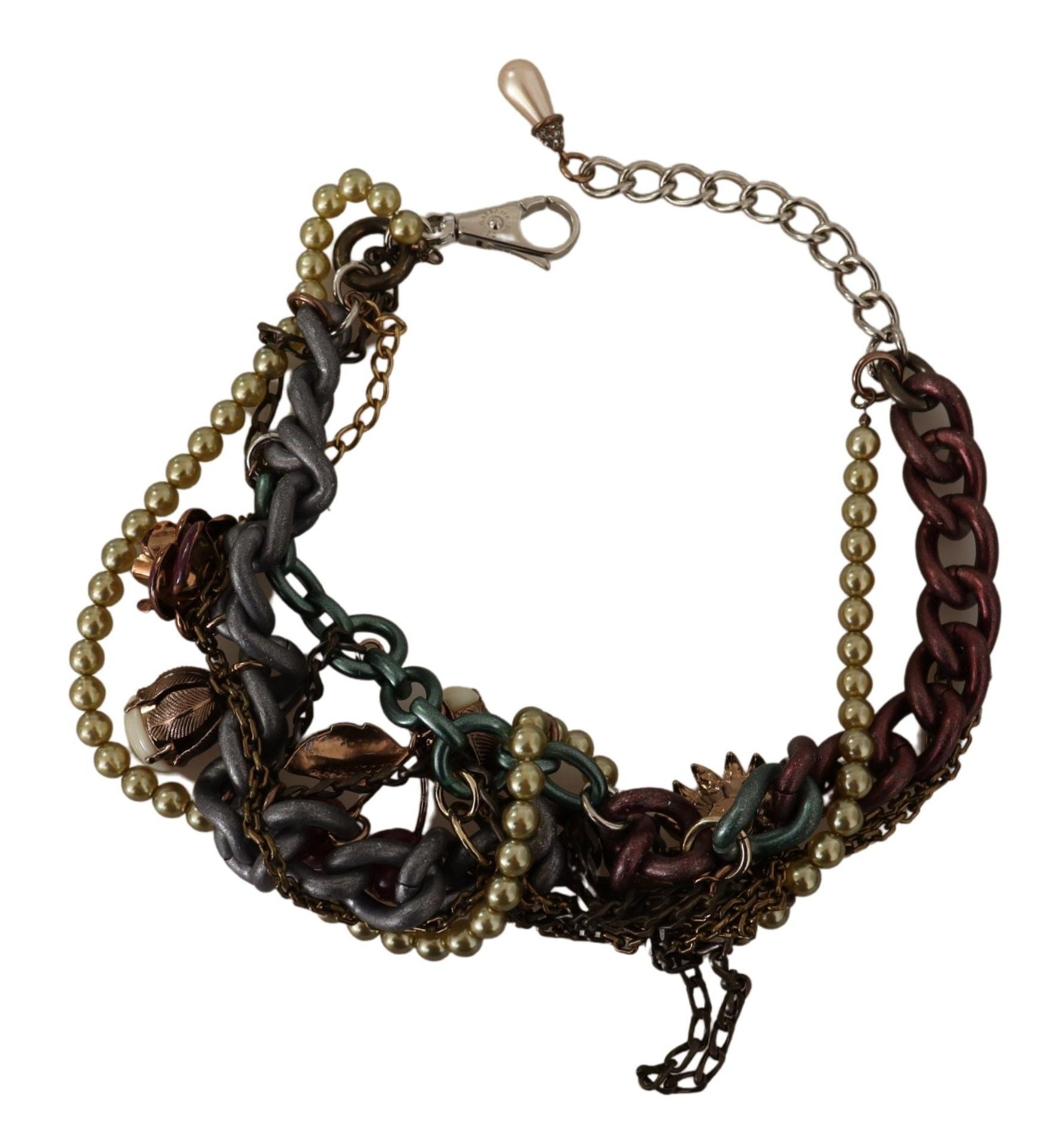 Dolce & Gabbana Gold Necklaces for Women side view
