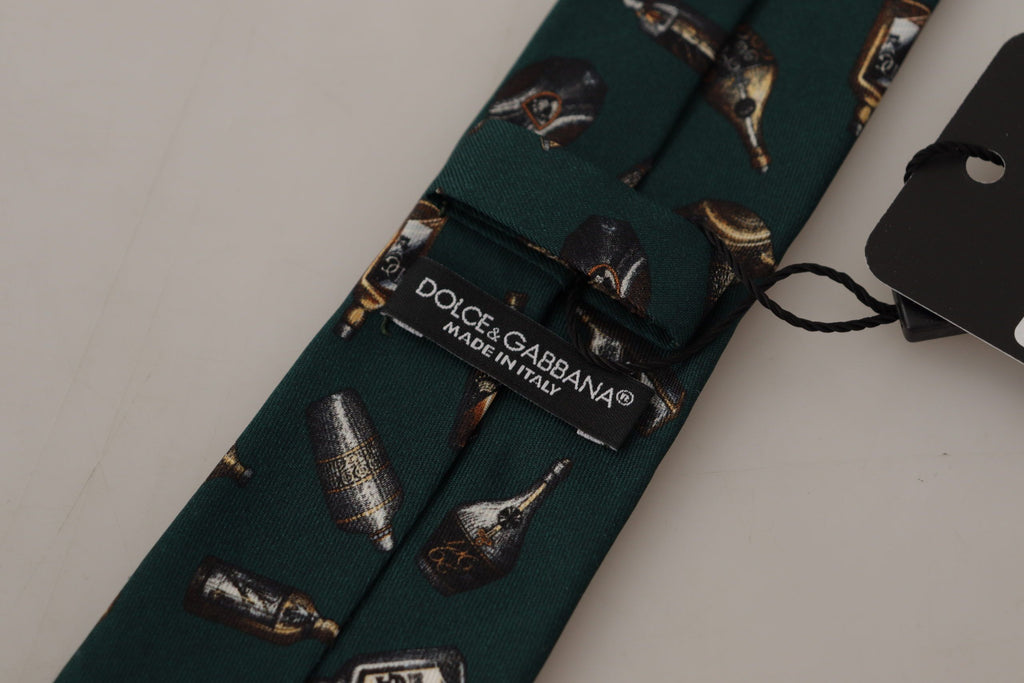 Dolce & Gabbana Black Ties for Men side view