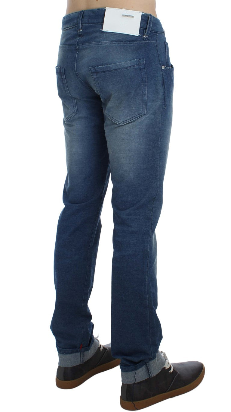 Acht Blue Slim Fit Jeans for Men