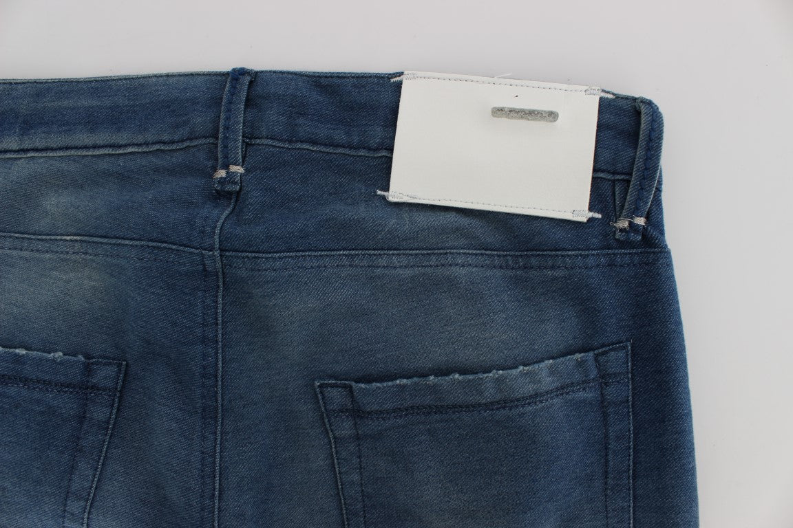 Acht Blue Slim Fit Jeans for Men additional view
