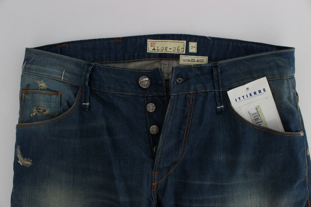 Acht Blue Relaxed Fit Jeans for Men additional view