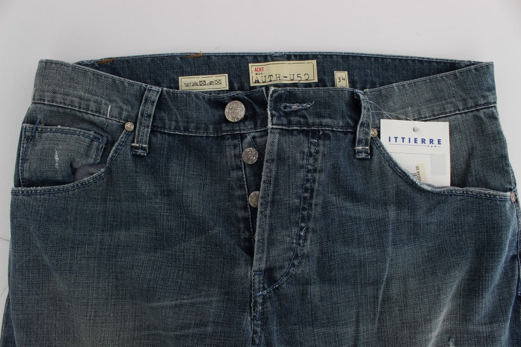 Acht Blue Relaxed Fit Jeans for Men additional view