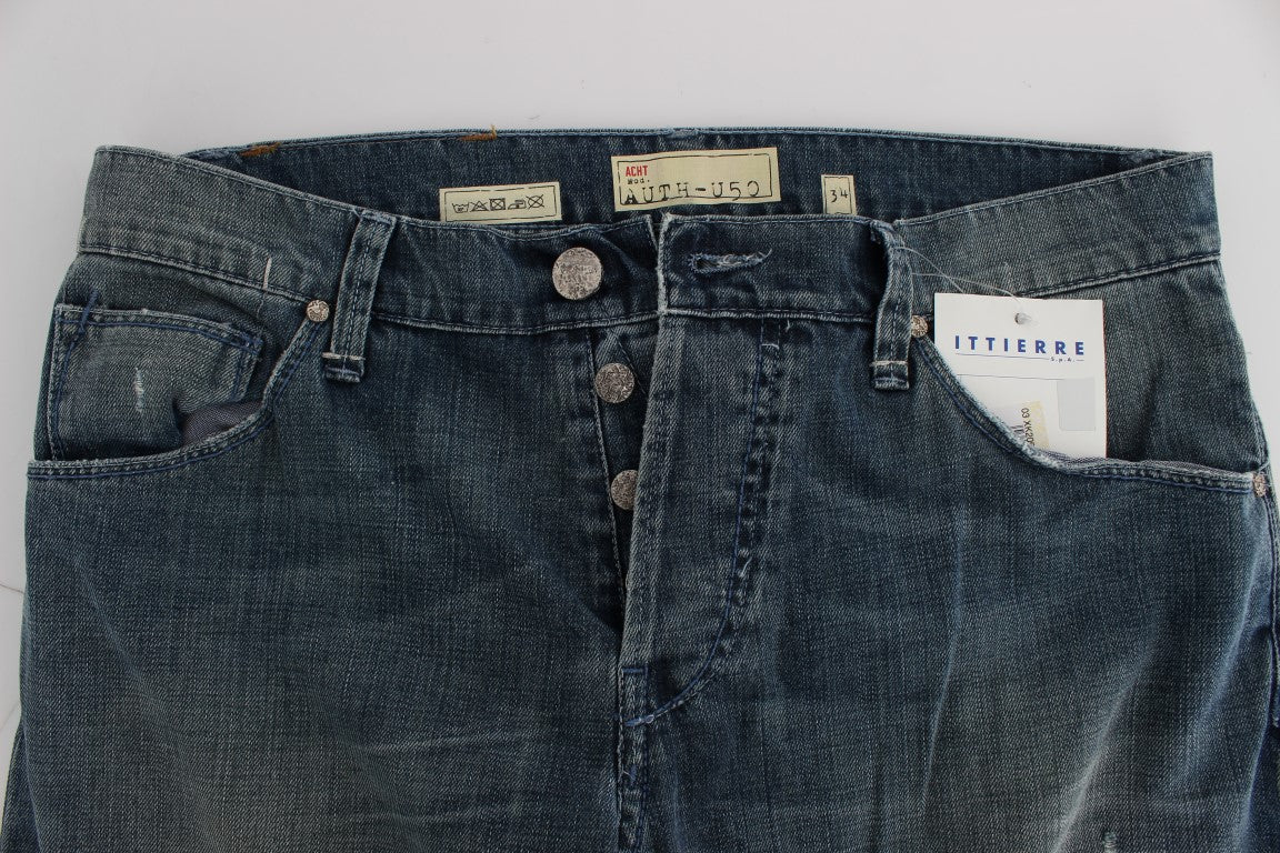 Acht Blue Relaxed Fit Jeans for Men additional view