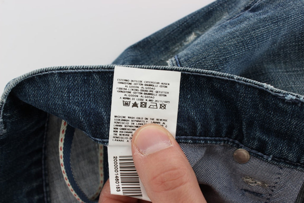 Acht Blue Relaxed Fit Jeans for Men additional view
